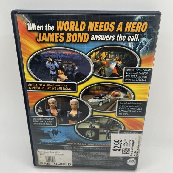 James Bond 007 Agent Under Fire OG Sony Playstation 2 PS2 Complete Great Shape - Picture 3 of 8
